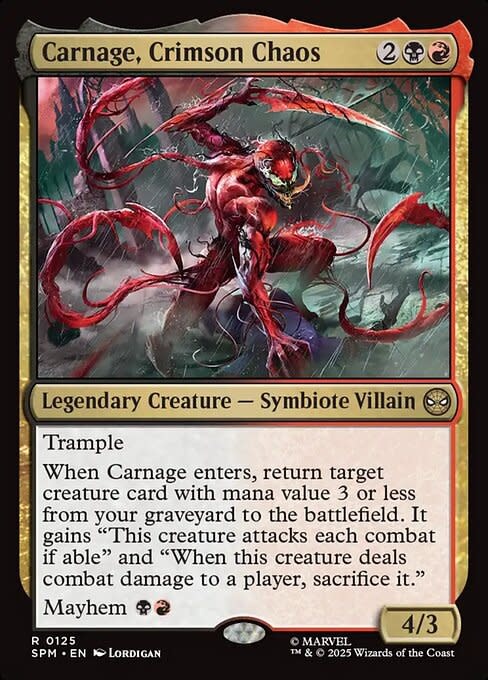 Carnage, Crimson Chaos - Foil