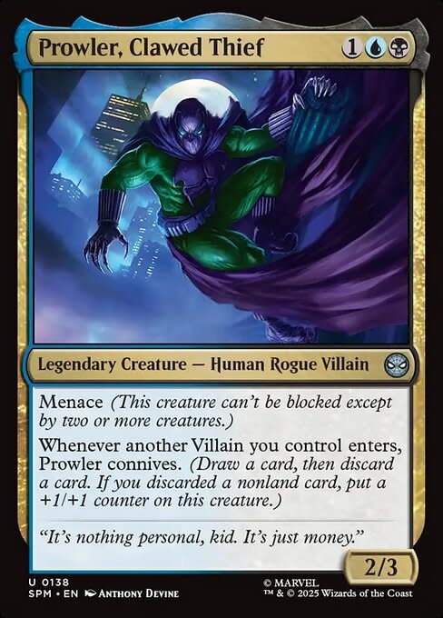 Prowler, Clawed Thief - Foil