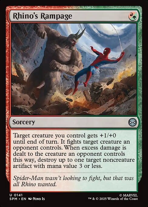 Rhino's Rampage - Foil