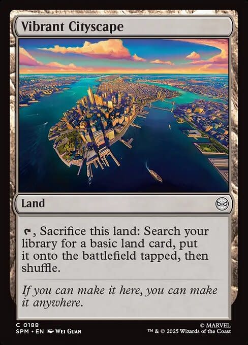 Vibrant Cityscape - Foil