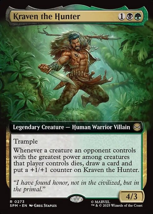 Kraven the Hunter - Foil