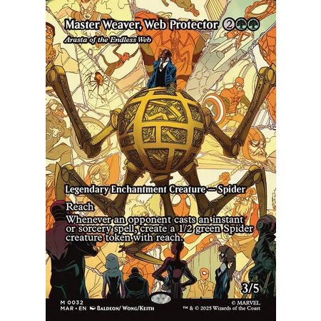 Arasta of the Endless Web  (Master Weaver, Web Protector) - Foil