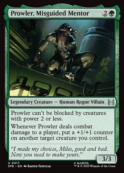 Prowler, Misguided Mentor - Foil