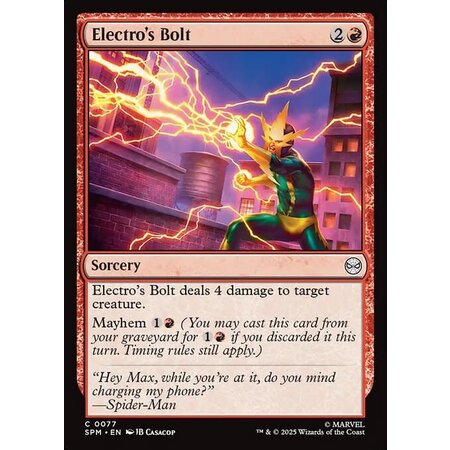 Electro's Bolt - Foil