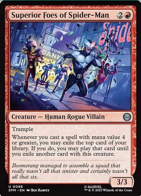Superior Foes of Spider-Man - Foil