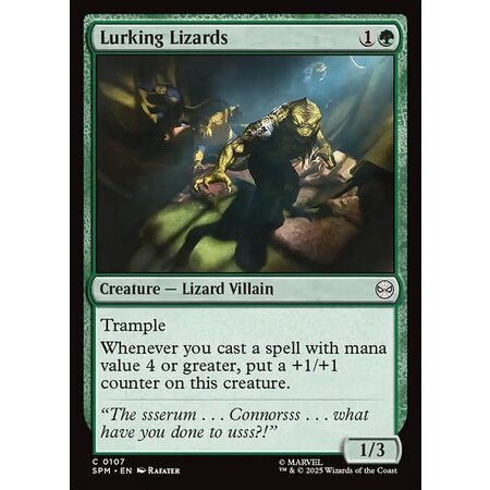 Lurking Lizards - Foil
