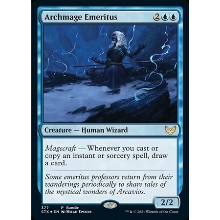 Archmage Emeritus - Foil - Bundle Promo