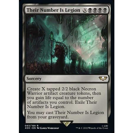 Their Number Is Legion