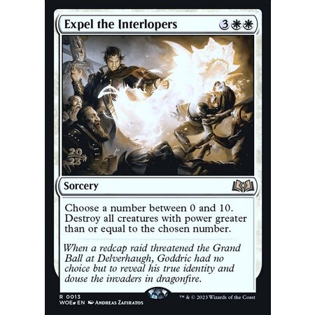 Expel the Interlopers - Foil - Prerelease Promo