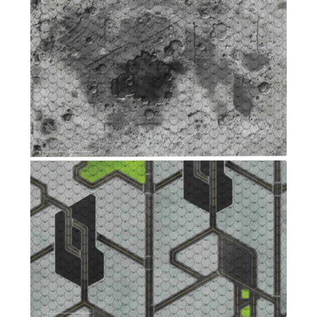 Battletech: Battlemat Fieldtech - Lunar/City