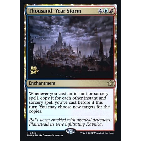 Thousand-Year Storm - Foil - Prerelease Promo