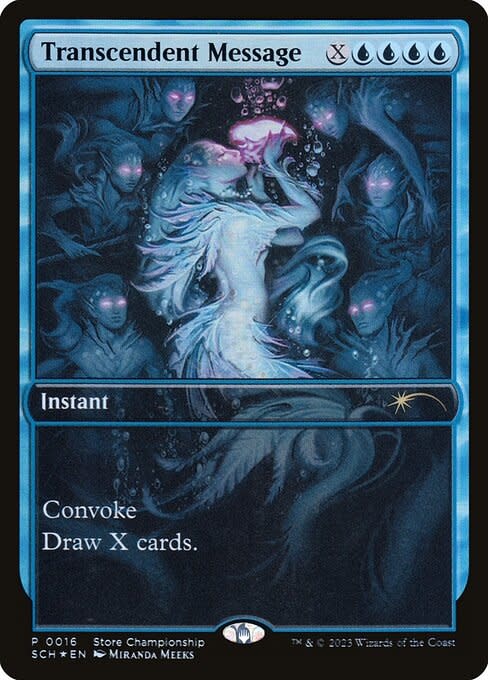 Transcendent Message - Foil - Store Championship Promo