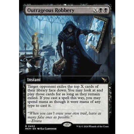 Outrageous Robbery - Foil