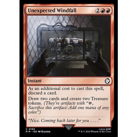 Unexpected Windfall