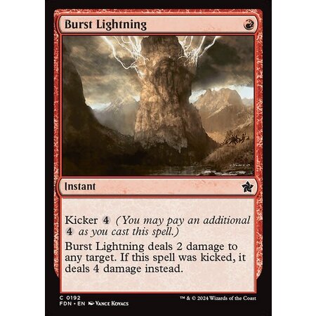 Burst Lightning - Foil