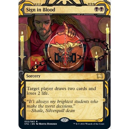 Sign in Blood - Foil-Etched