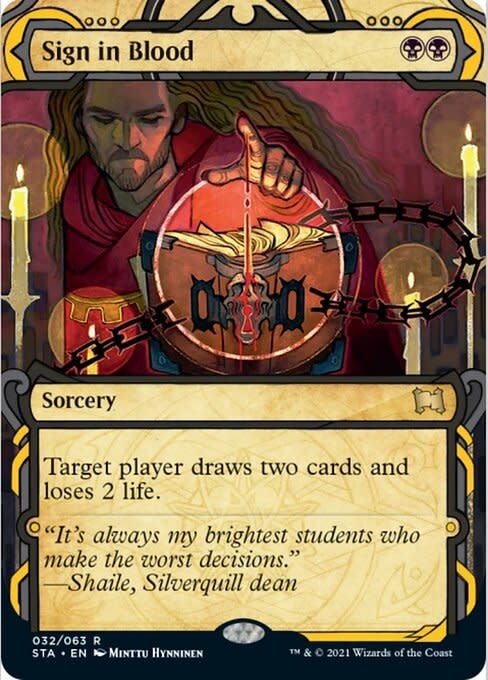 Sign in Blood - Foil-Etched