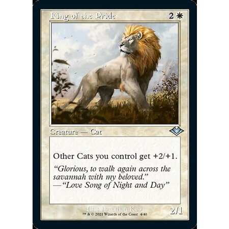 King of the Pride - Foil-Etched