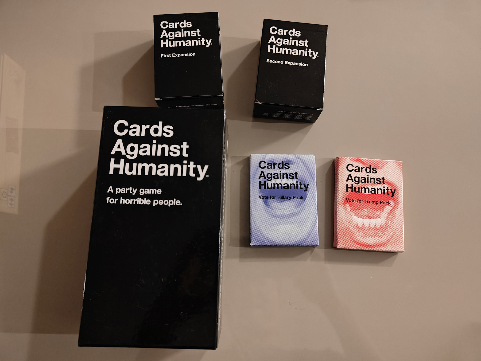 Cards Against Humanity + Expansions 1 & 2
