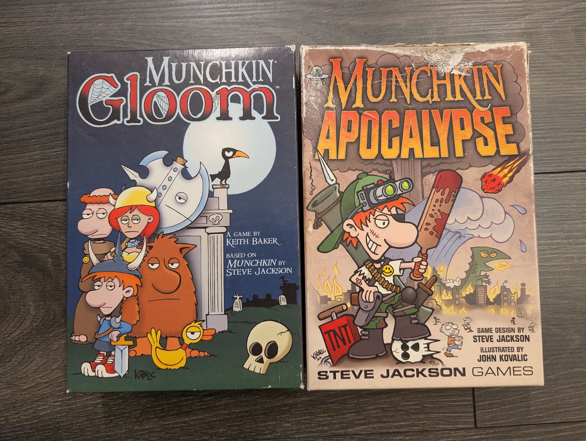 Munchkin Gloom and Apocalypse lot