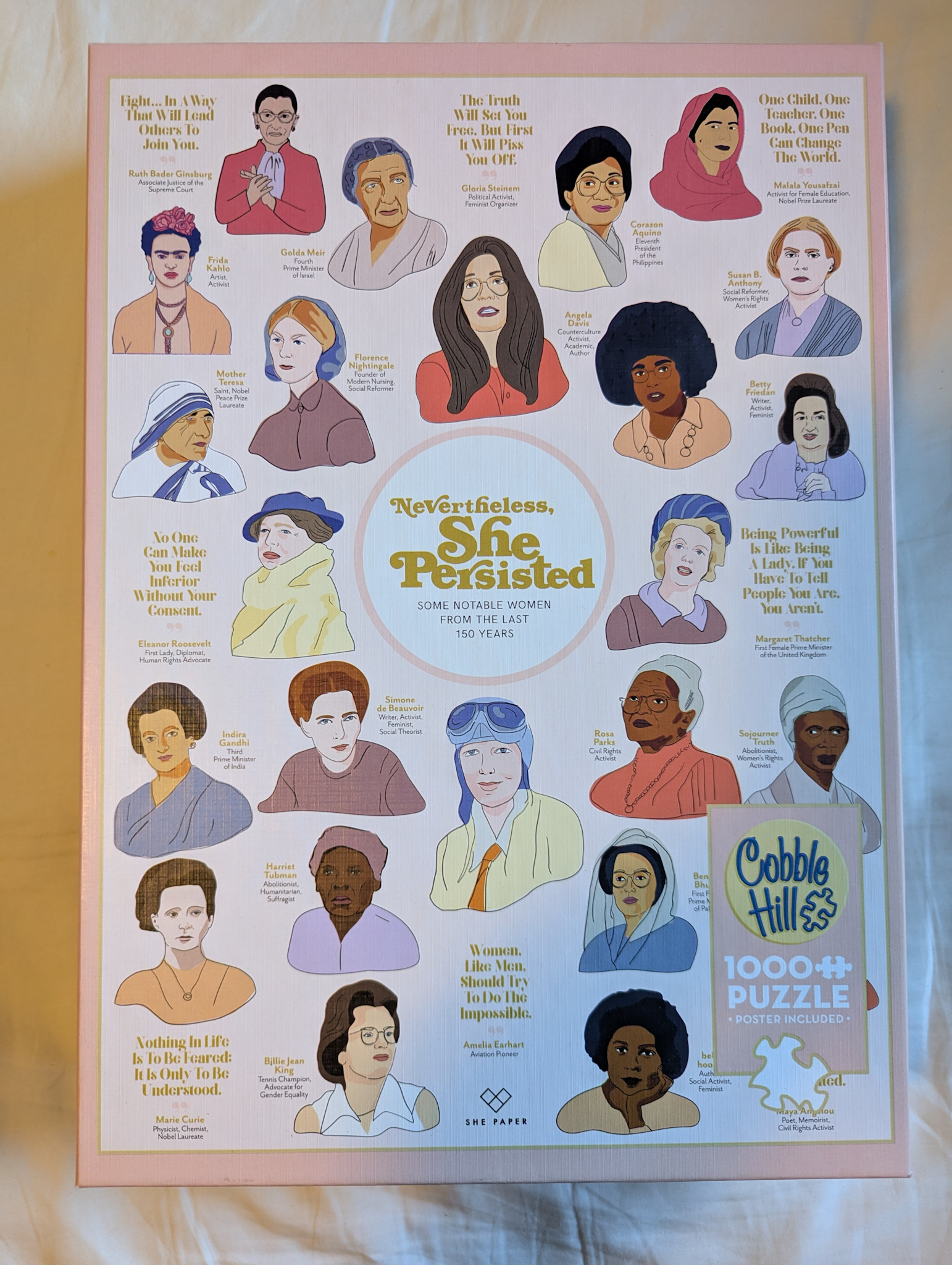 Nevertheless She Persisted 1000pc Puzzle
