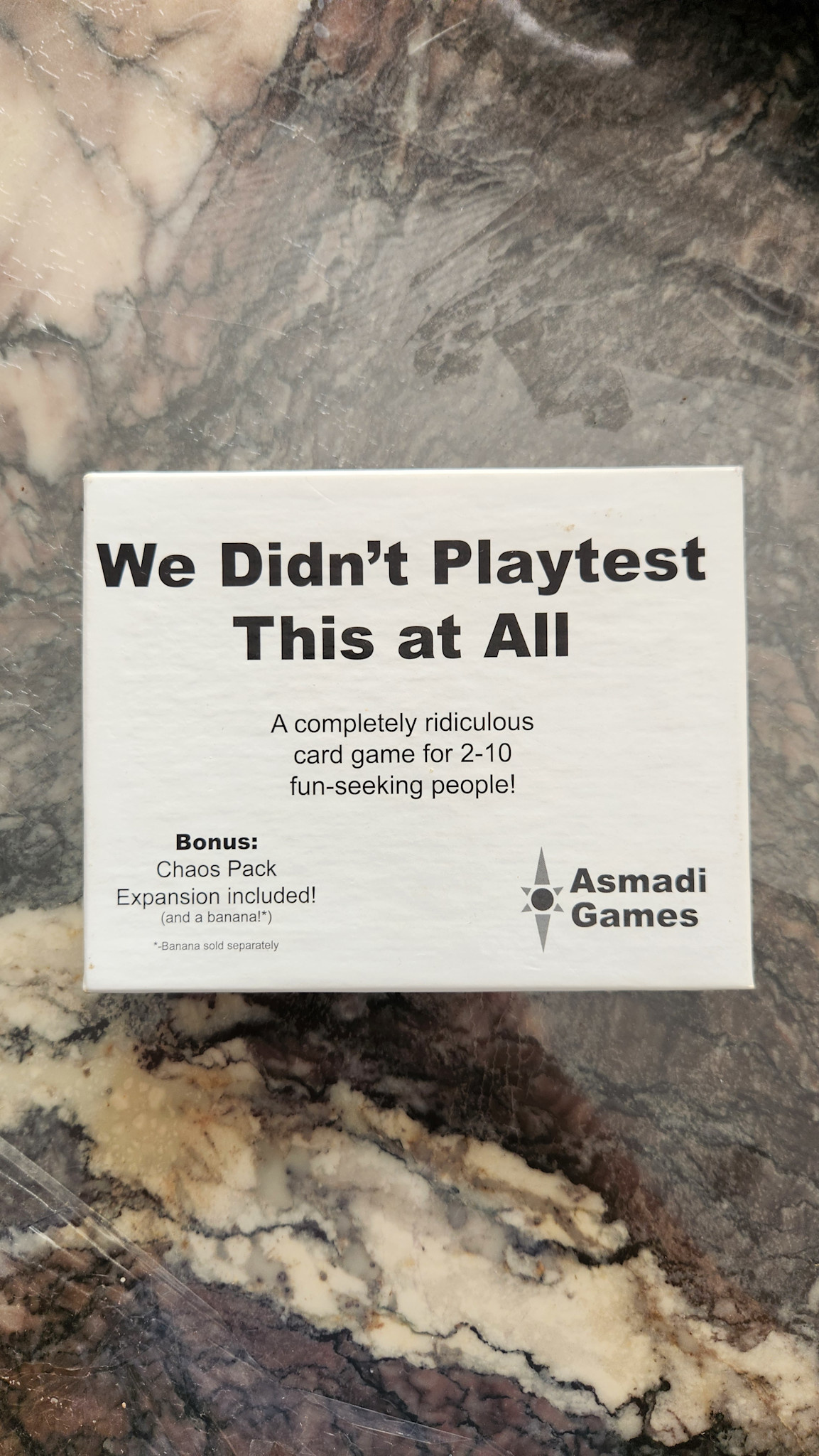 We Didn't Playtest This at All