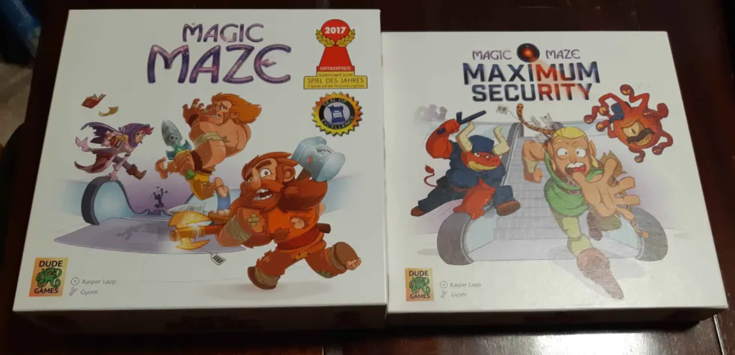 Magic Maze + Maximum Security expansion