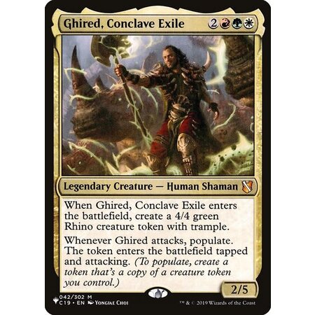 Ghired, Conclave Exile