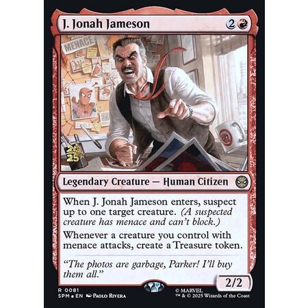 J. Jonah Jameson - Foil - Prelease Promo