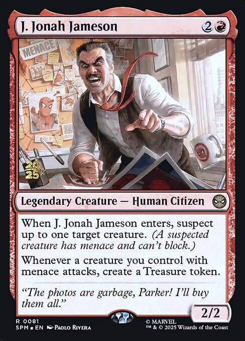 J. Jonah Jameson - Foil - Prelease Promo