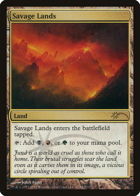 Savage Lands - Foil - FNM Promo