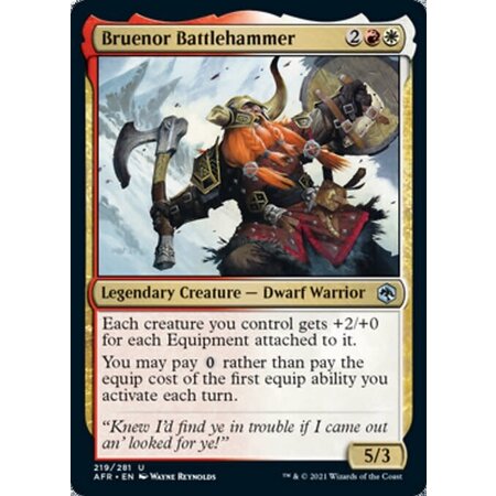 Bruenor Battlehammer - Foil