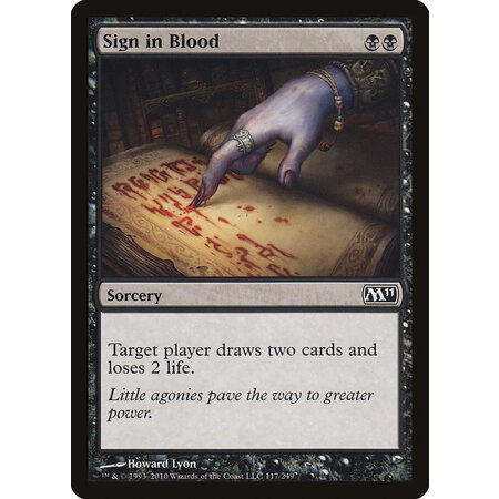 Sign in Blood