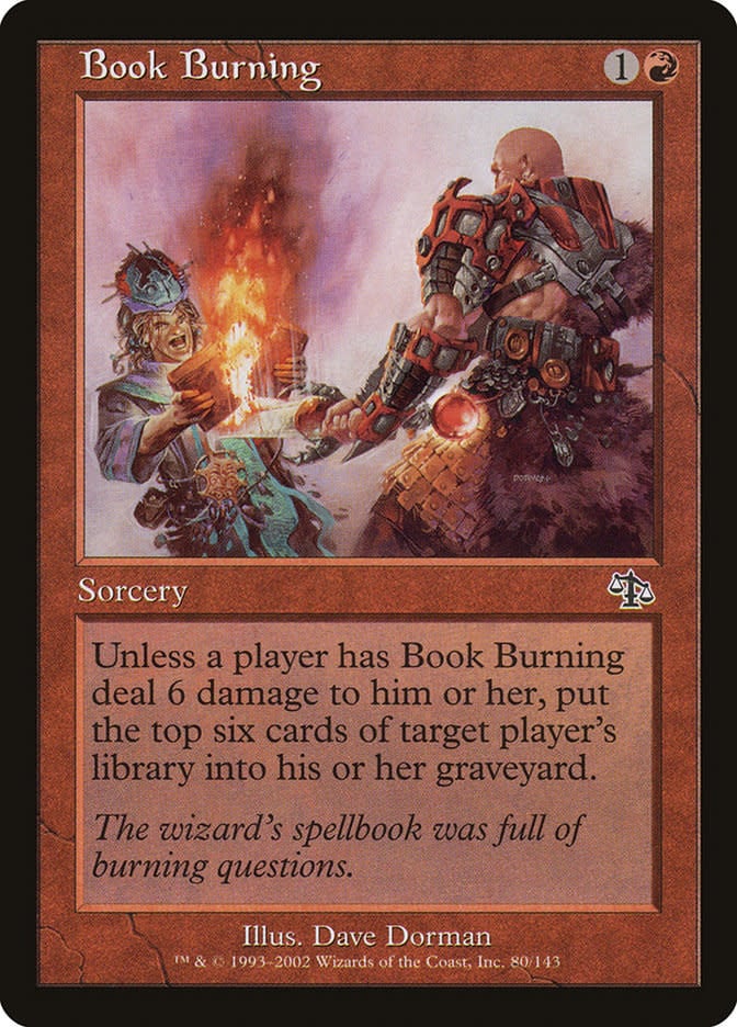 Book Burning - Foil