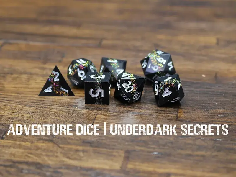Sharp-Edge Resin RPG Set - Underdark Secrets