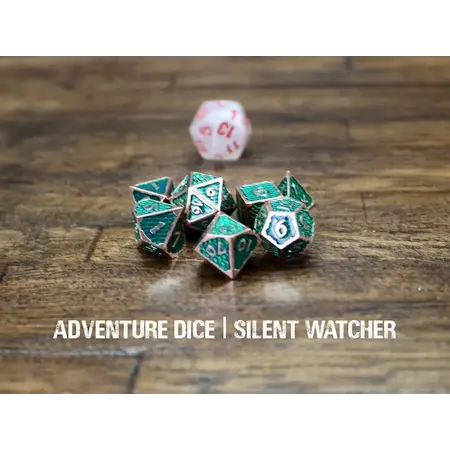 Metal RPG Dice Set - Silent Watcher