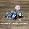 Metal RPG Dice Set - Lord of the North Wind