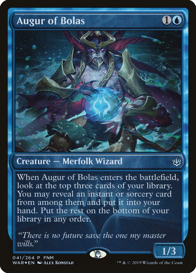Augur of Bolas - Foil - FNM Promo