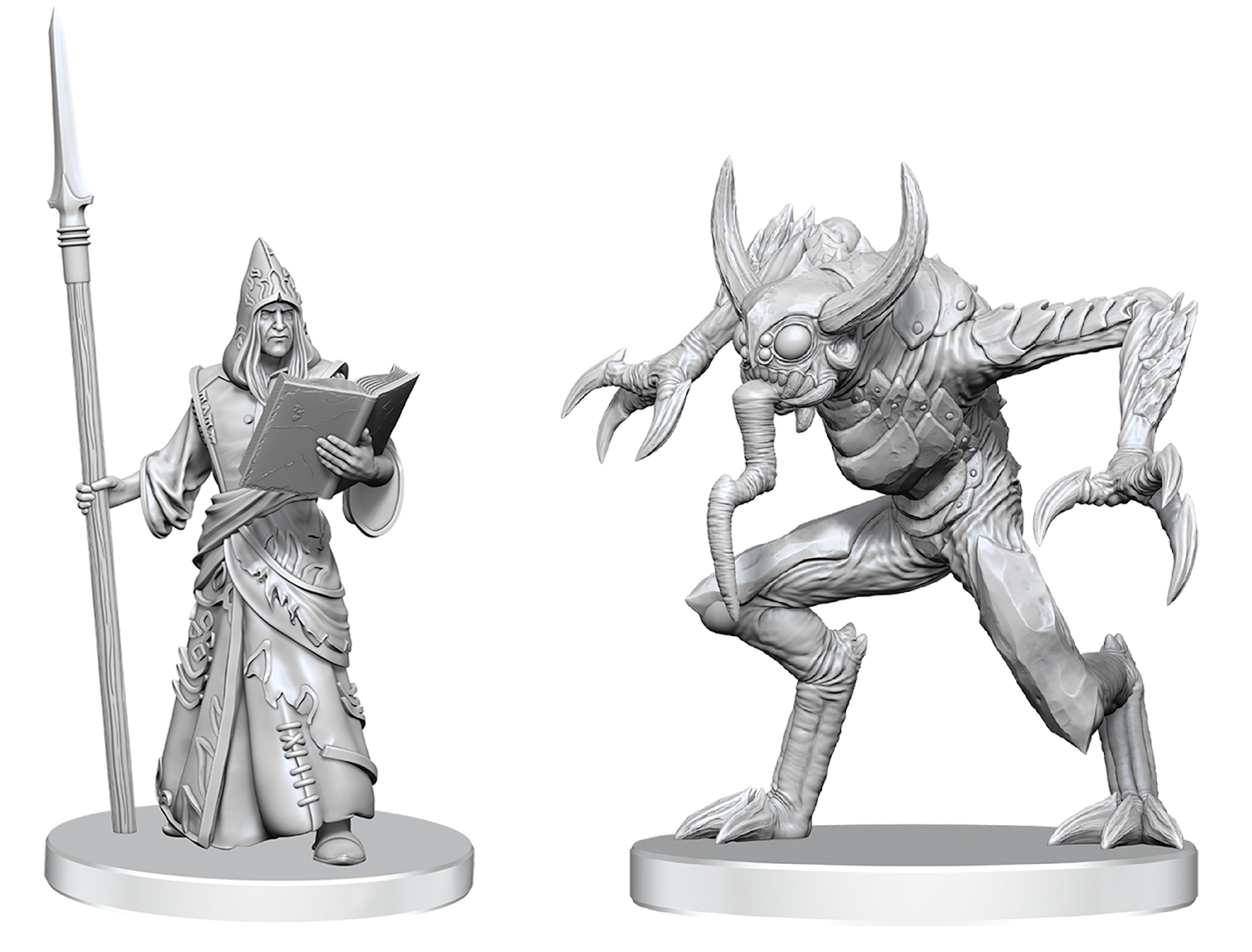 Pathfinder Battles Unpainted Minis - Vloriak & Demonologist