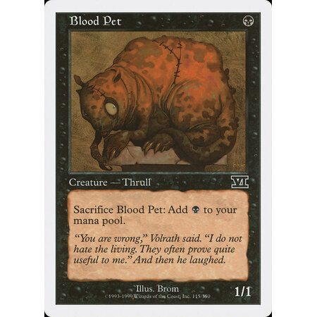 Blood Pet