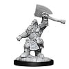 MTG Unpainted Minis - Dwarf Fighter and Dwarf Cleric