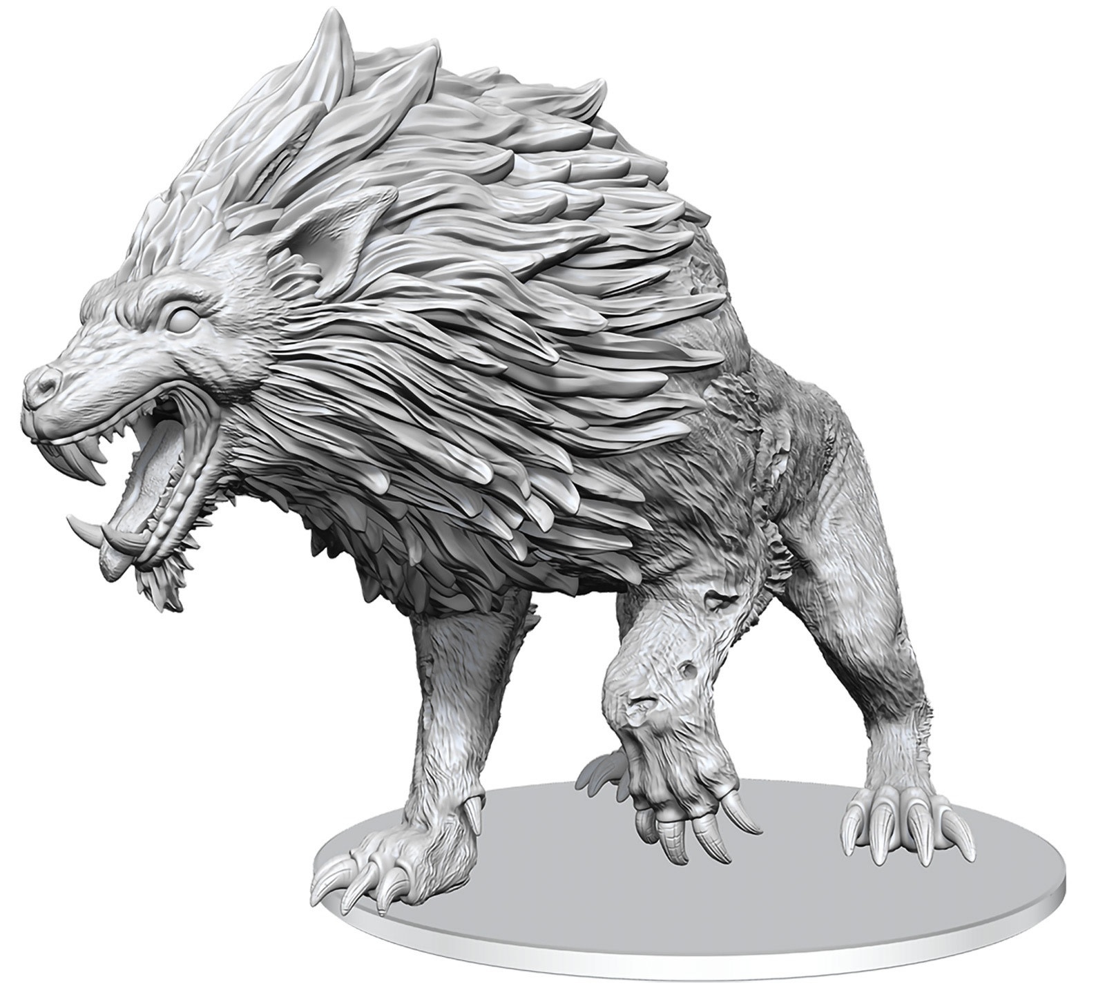 D&D Unpainted Minis - Dire Worg