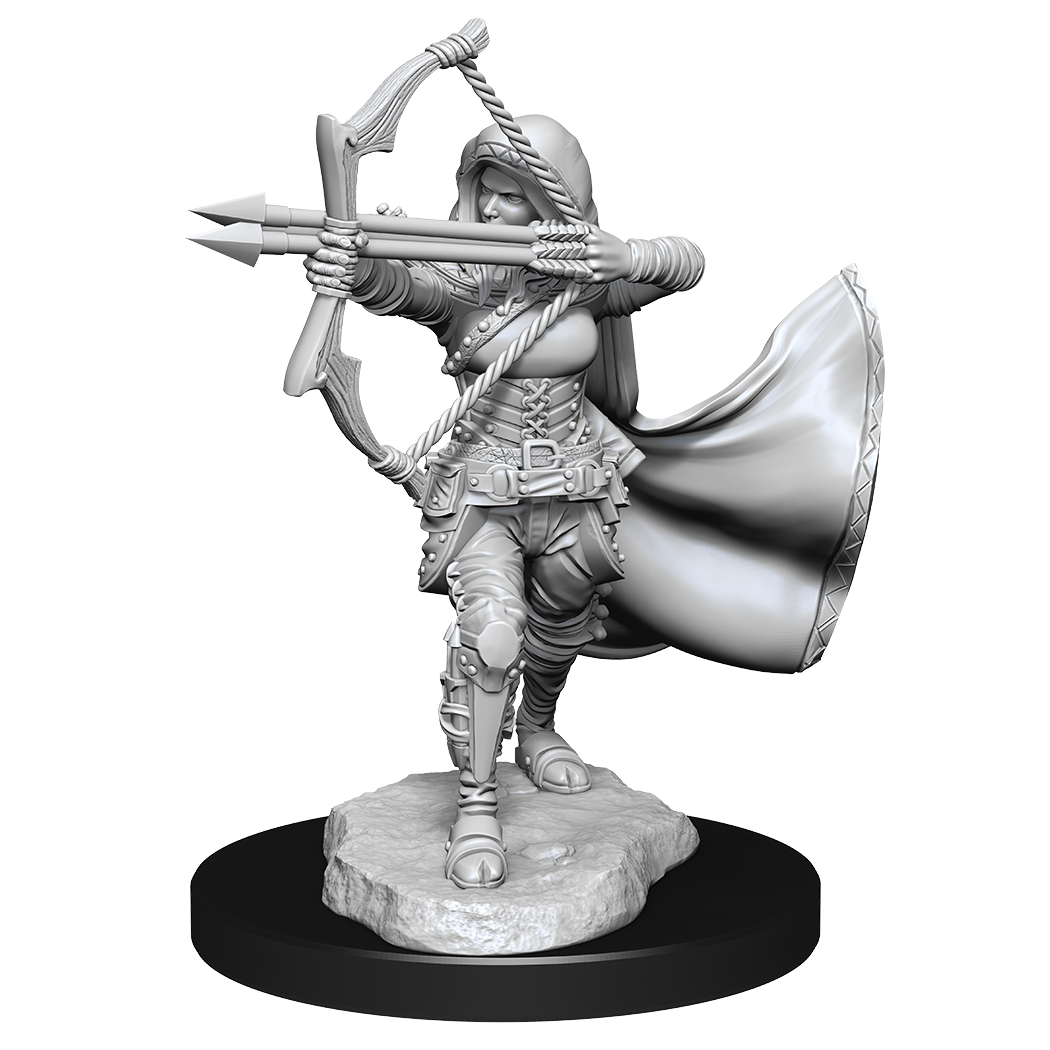 D&D Unpainted Minis - Air Genasi Fighter (Female)