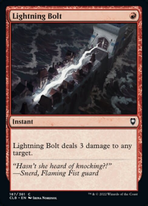 Lightning Bolt - Foil