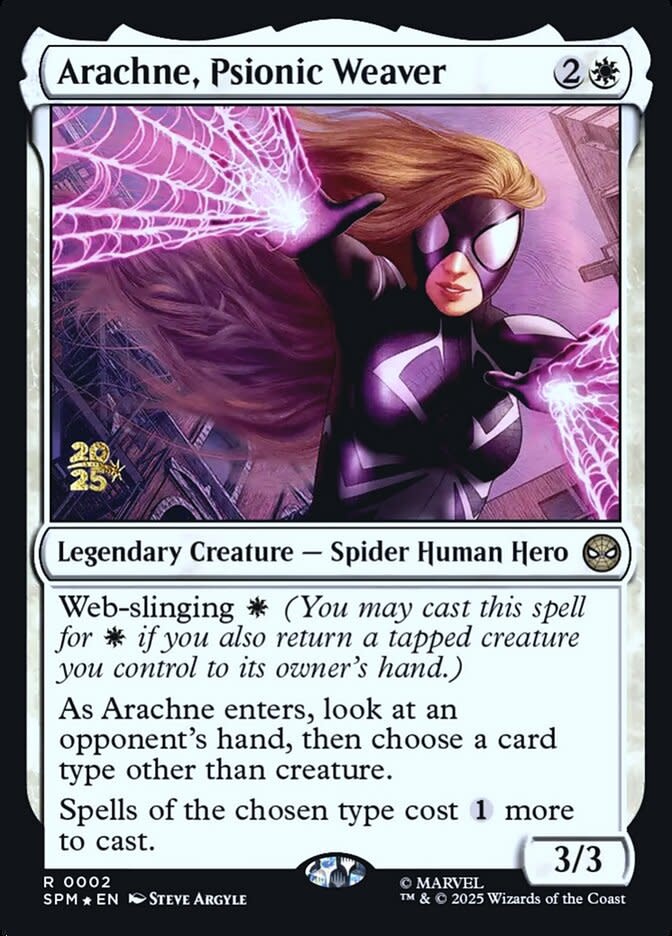 Arachne, Psionic Weaver - Foil - Prerelease Promo