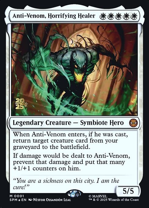 Anti-Venom, Horrifying Healer - Foil - Prerelease Promo