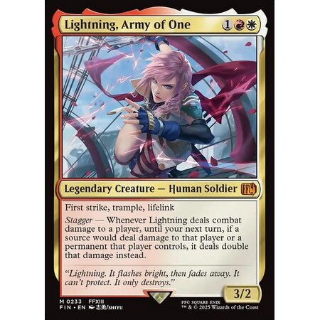 Lightning, Army of One