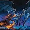 UP Holofoil Playmat - Final Fantasy - Bahamut & Ifrit