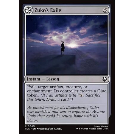 Zuko's Exile - Foil