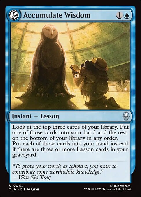 Accumulate Wisdom - Foil